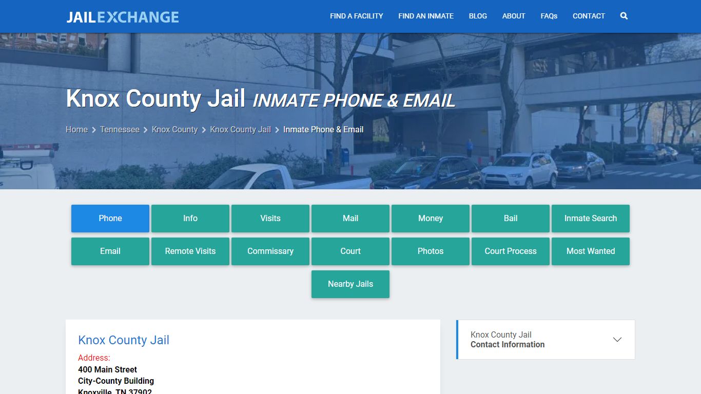 Inmate Phone - Knox County Jail, TN - Jail Exchange